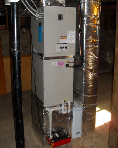 Tillamook Furnace Basement Installation